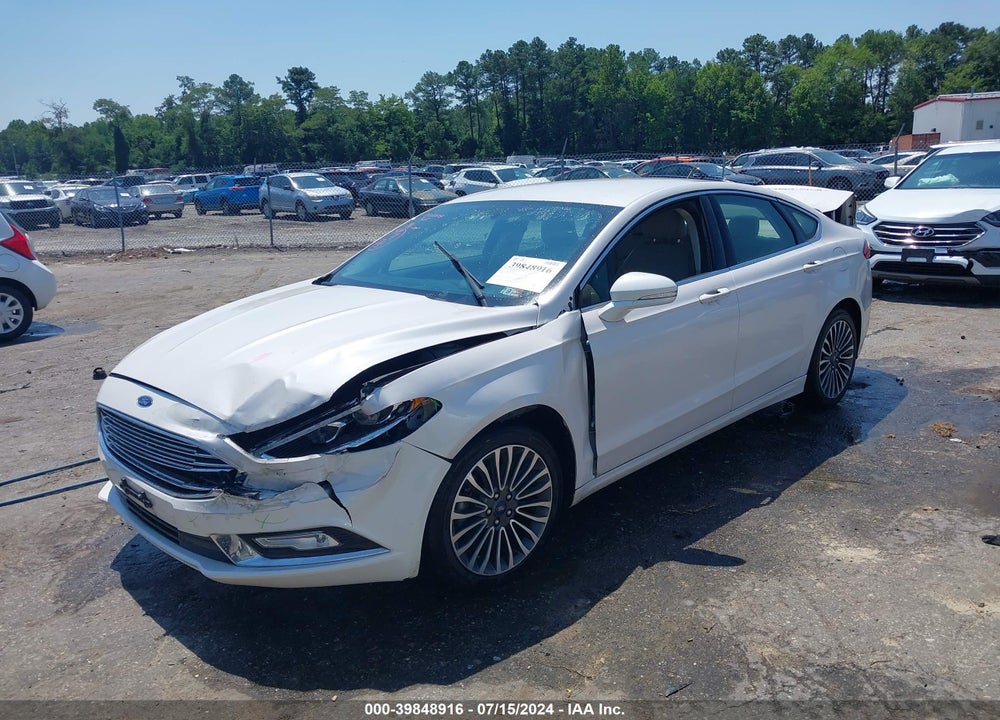 2017 FORD FUSION SE VIN: 3FA6P0HD6HR186383