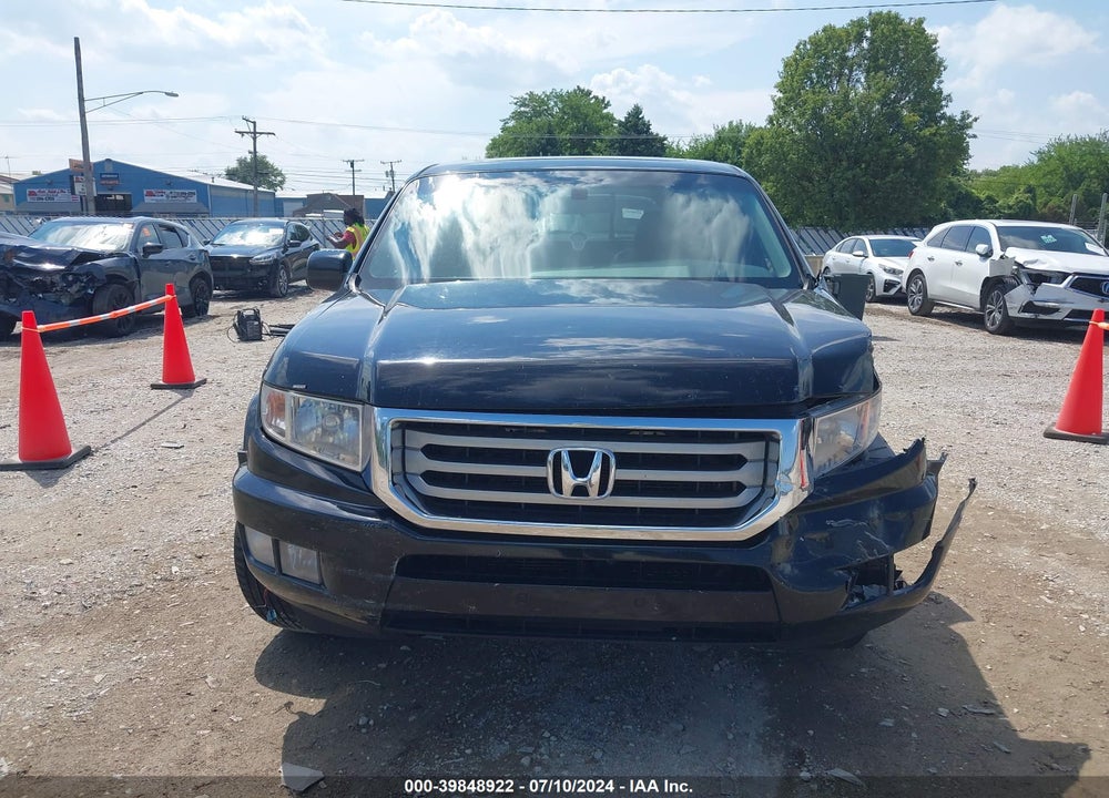 2012 HONDA RIDGELINE RTL VIN: 5FPYK1F50CB002883