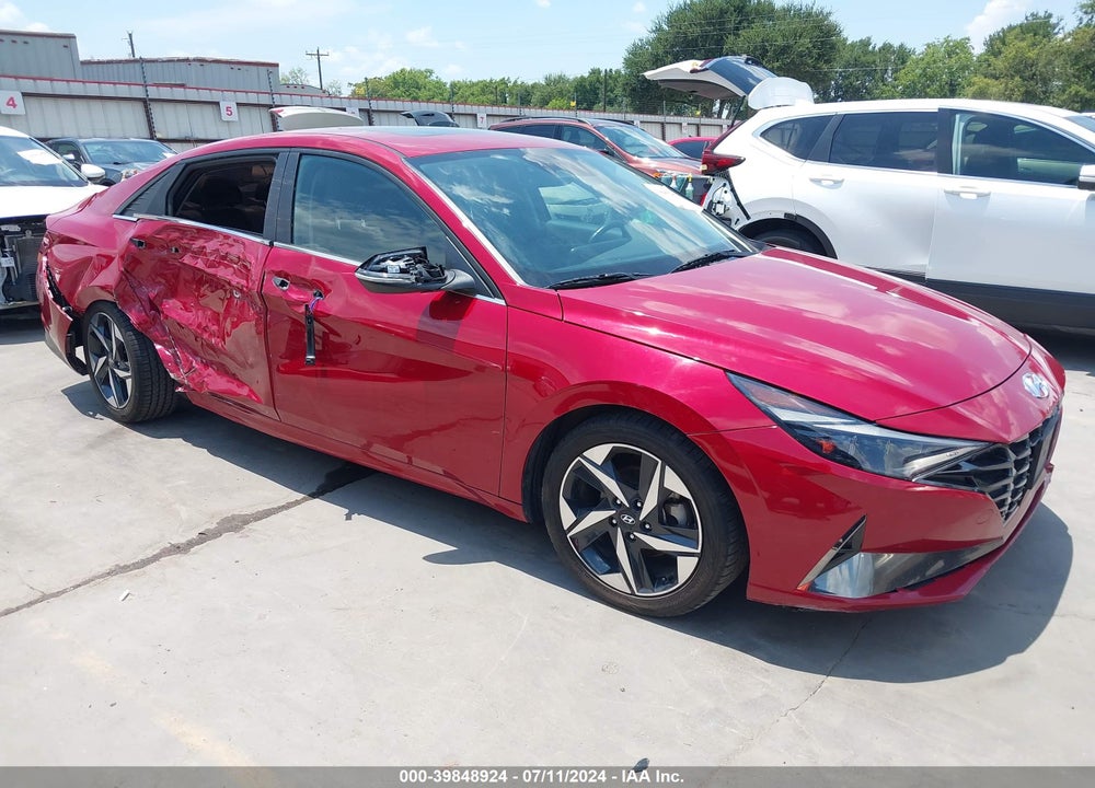 2021 HYUNDAI ELANTRA LIMITED VIN: KMHLP4AG2MU171032