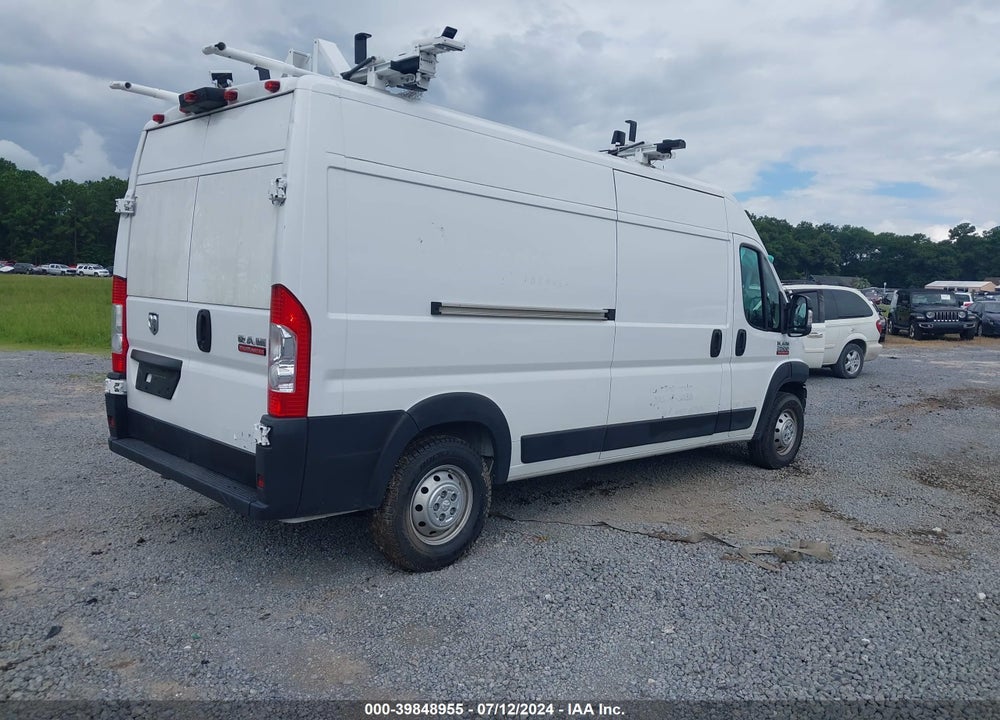 2020 RAM PROMASTER 2500 HIGH ROOF 159 WB VIN: 3C6TRVDG1LE133747