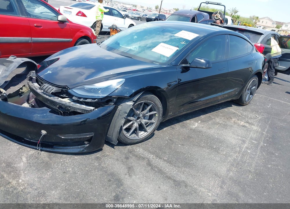 2022 TESLA MODEL 3 VIN: 5YJ3E1EA2NF133874