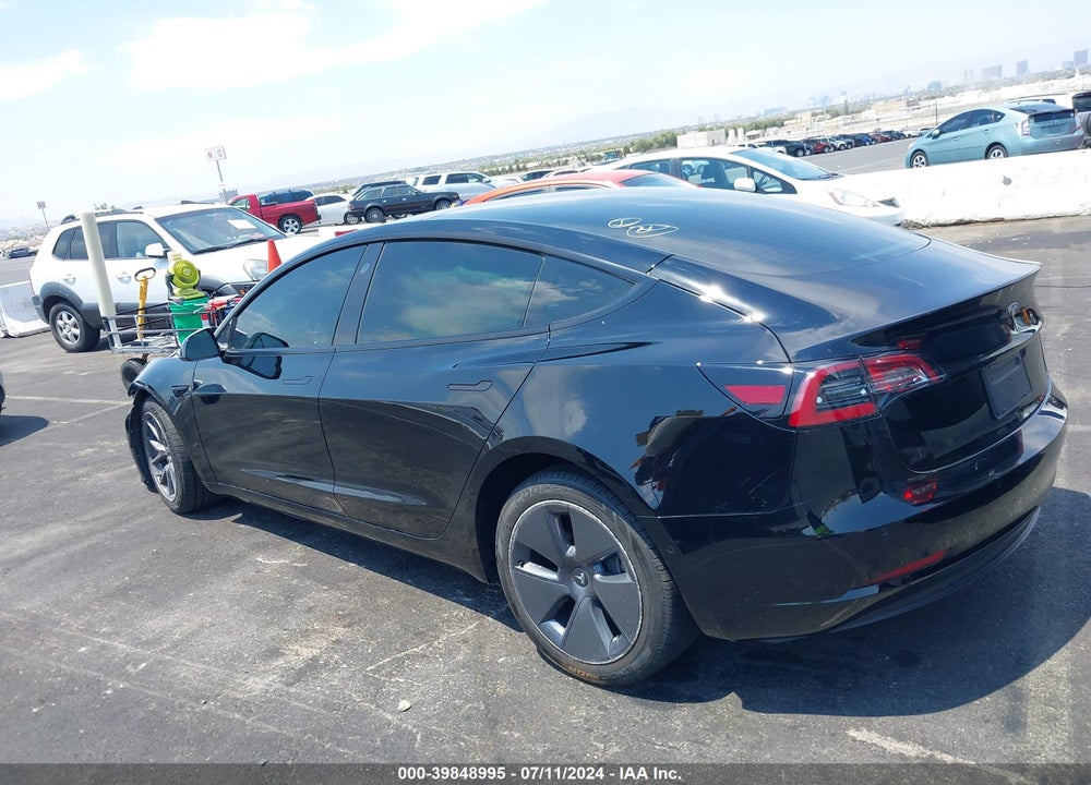 2022 TESLA MODEL 3 VIN: 5YJ3E1EA2NF133874
