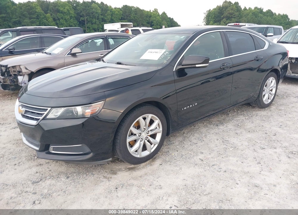 2016 CHEVROLET IMPALA 2LT VIN: 2G1115S39G9164460