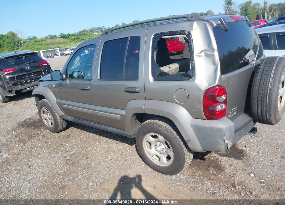 2006 JEEP LIBERTY SPORT VIN: 1J4GL48K66W249566