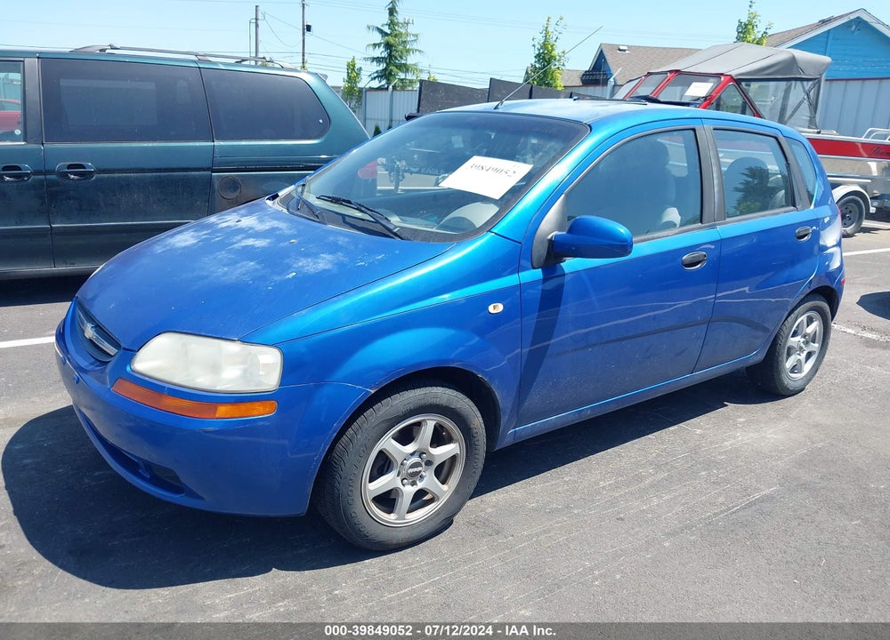 2005 CHEVROLET AVEO LS VIN: KL1TD62695B281014