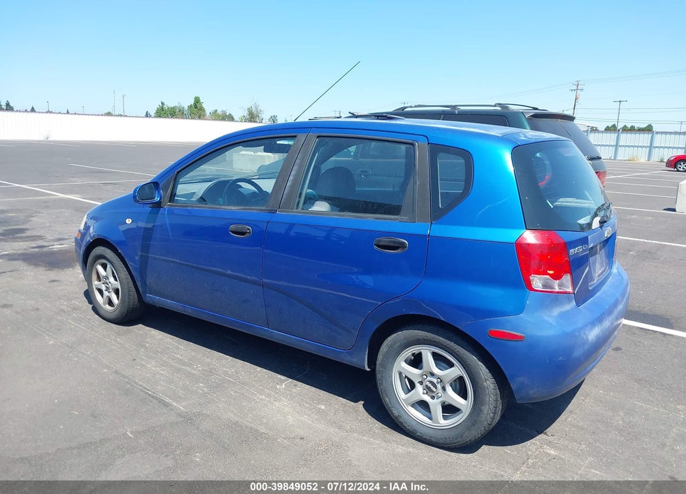 2005 CHEVROLET AVEO LS VIN: KL1TD62695B281014
