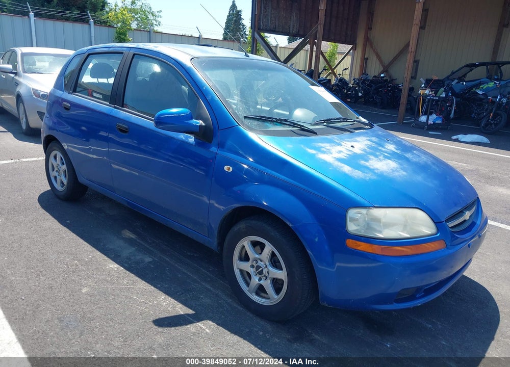2005 CHEVROLET AVEO LS VIN: KL1TD62695B281014