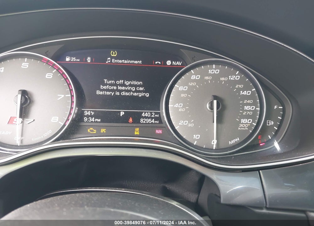 2016 AUDI S7 4.0T VIN: WAUW2AFC6GN109195