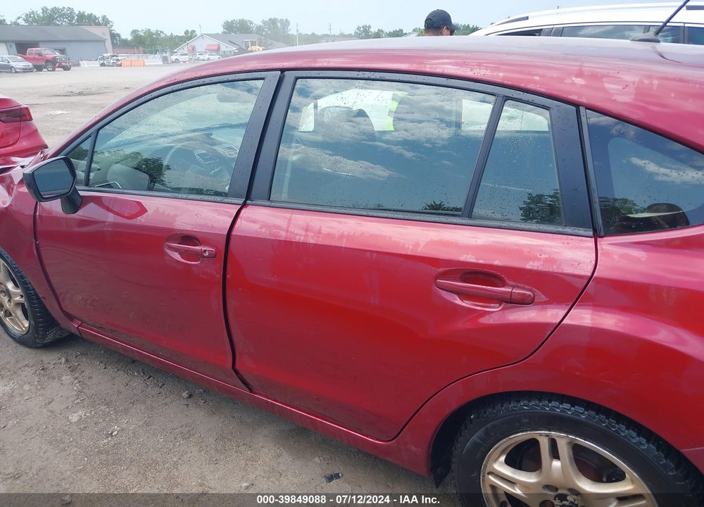 2016 SUBARU IMPREZA 2.0I VIN: JF1GPAA64G8292675