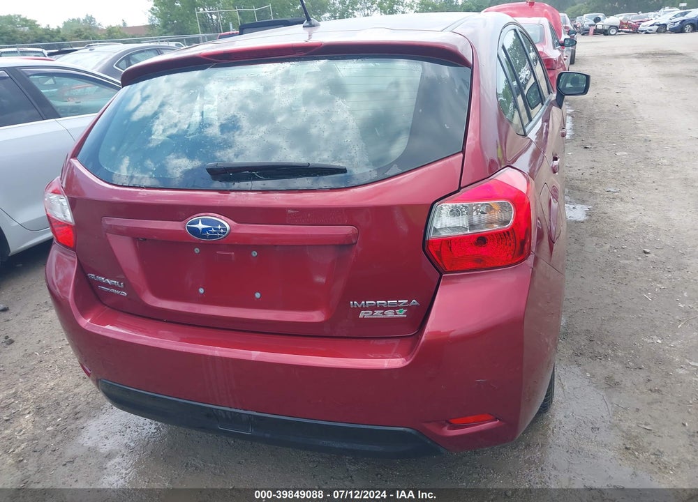 2016 SUBARU IMPREZA 2.0I VIN: JF1GPAA64G8292675