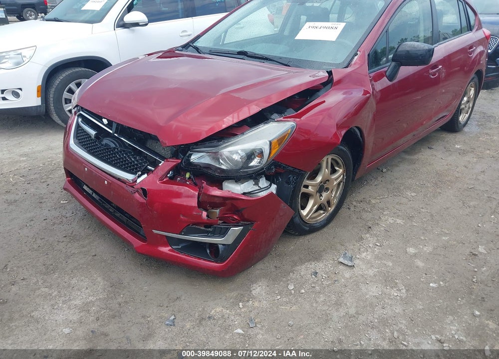 2016 SUBARU IMPREZA 2.0I VIN: JF1GPAA64G8292675