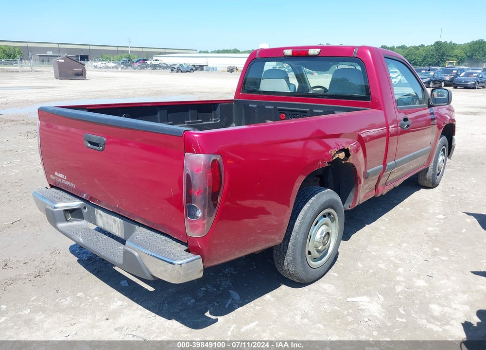 2006 CHEVROLET COLORADO WORK TRUCK VIN: 1GCCS148868145911