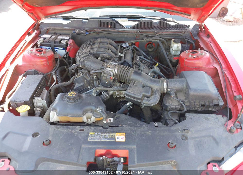 2012 FORD MUSTANG V6 VIN: 1ZVBP8AM4C5265366