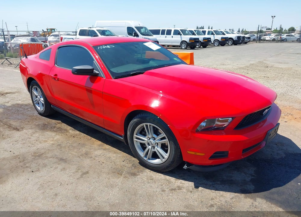 2012 FORD MUSTANG V6 VIN: 1ZVBP8AM4C5265366