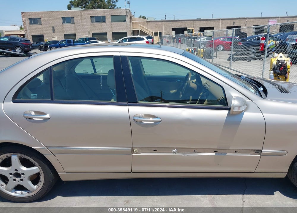 2003 MERCEDES-BENZ C 240 VIN: WDBRF61J33F345863