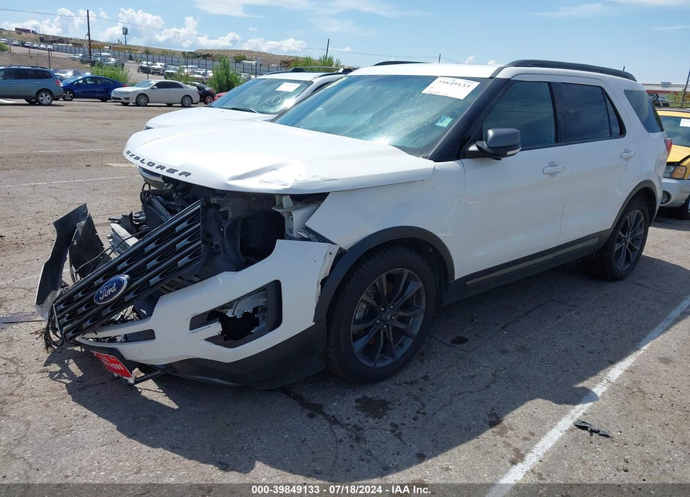 2017 FORD EXPLORER XLT VIN: 1FM5K7D82HGA11900
