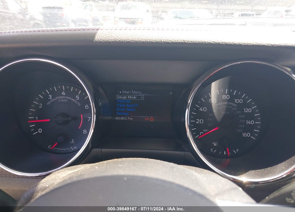 2017 FORD MUSTANG GT PREMIUM VIN: 1FA6P8CF6H5262887