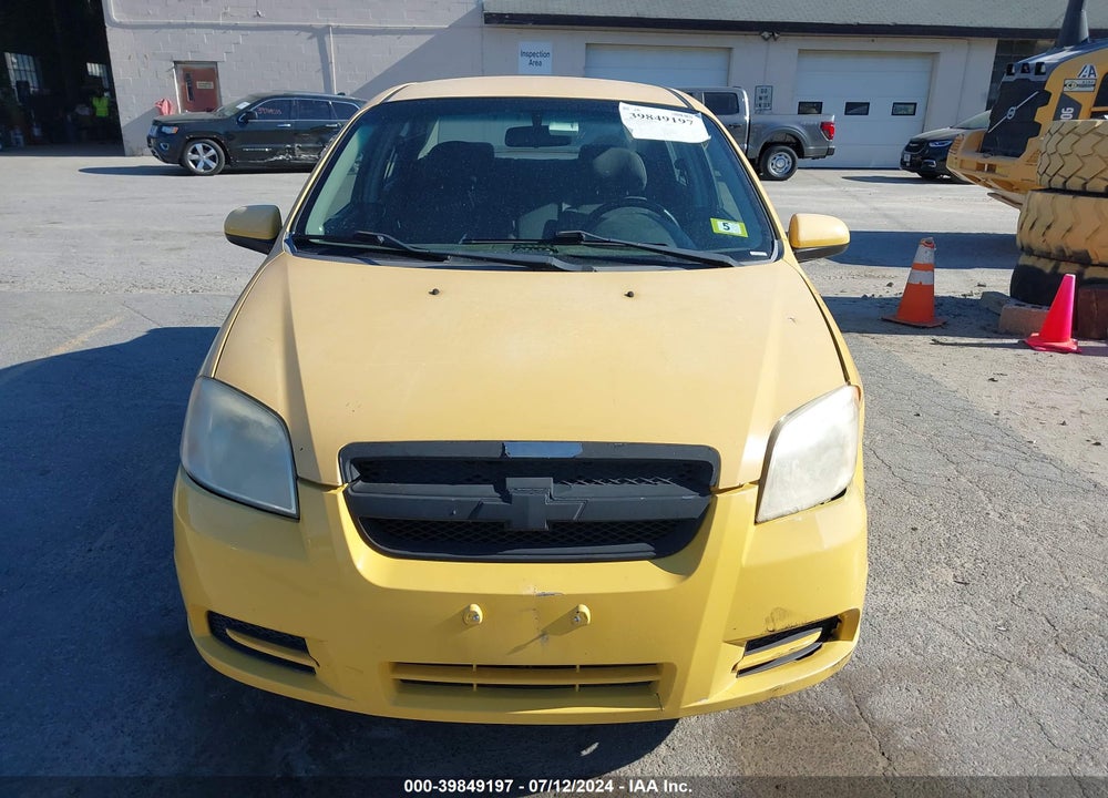 2008 CHEVROLET AVEO LS VIN: KL1TD56678B251616