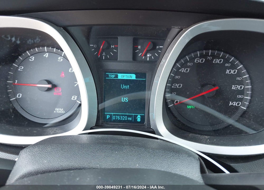 2016 CHEVROLET EQUINOX LT VIN: 2GNALCEK7G6165477