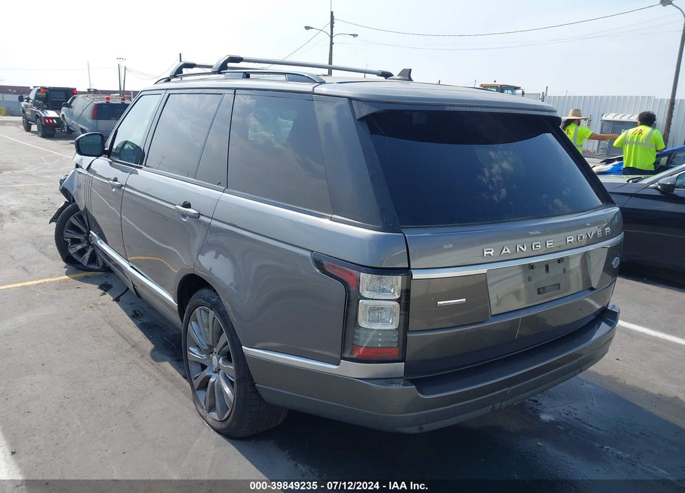 2015 LAND ROVER RANGE ROVER 5.0L V8 SUPERCHARGED VIN: SALGS3TF1FA230619