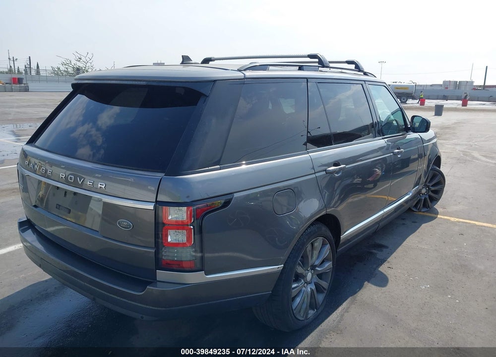 2015 LAND ROVER RANGE ROVER 5.0L V8 SUPERCHARGED VIN: SALGS3TF1FA230619