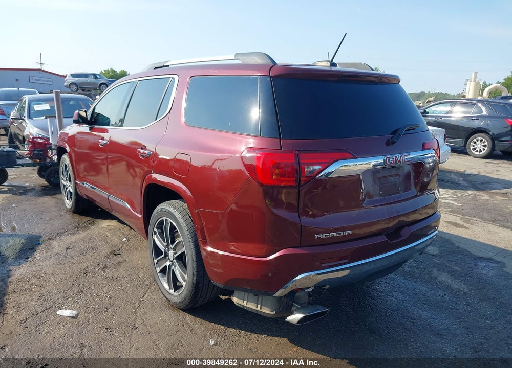 2017 GMC ACADIA DENALI VIN: 1GKKNPLS1HZ195473