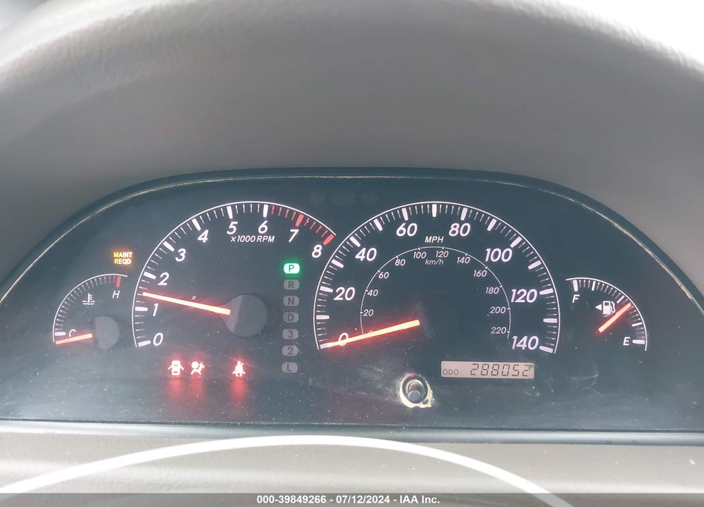 2005 TOYOTA CAMRY LE VIN: 4T1BE32K35U502183