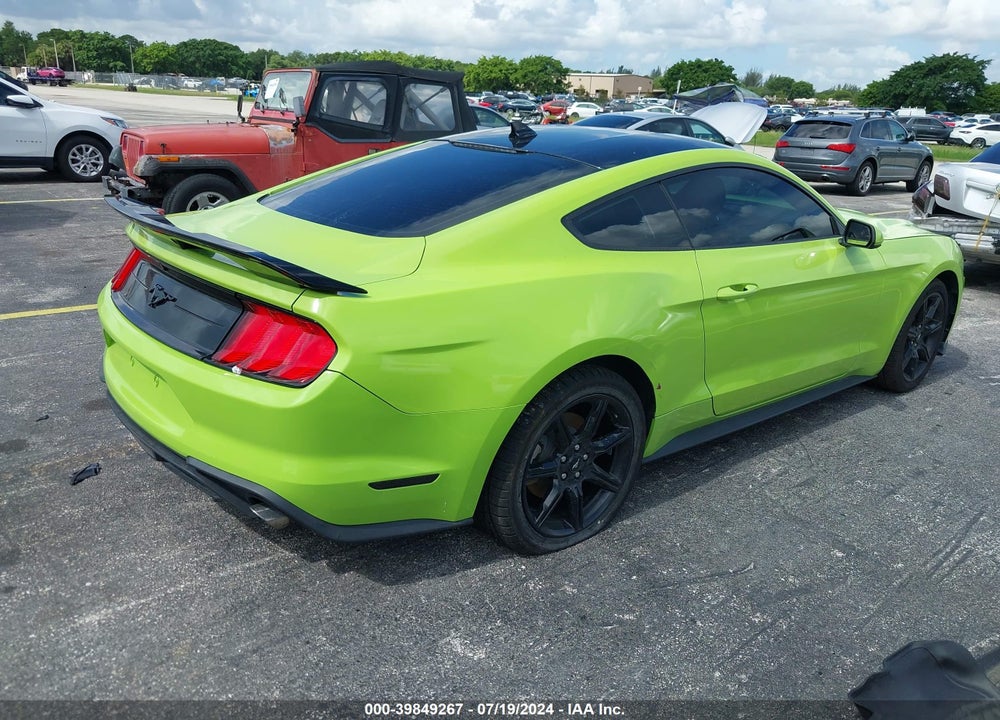 2020 FORD MUSTANG ECOBOOST FASTBACK VIN: 1FA6P8THXL5157828