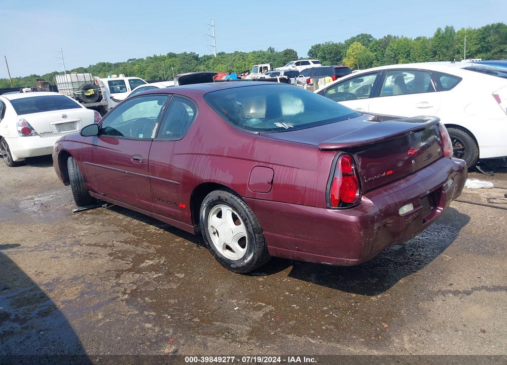 2003 CHEVROLET MONTE CARLO SS VIN: 2G1WX12K239186427