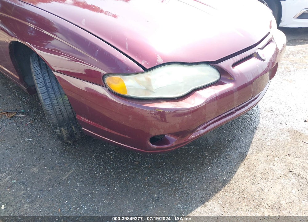 2003 CHEVROLET MONTE CARLO SS VIN: 2G1WX12K239186427