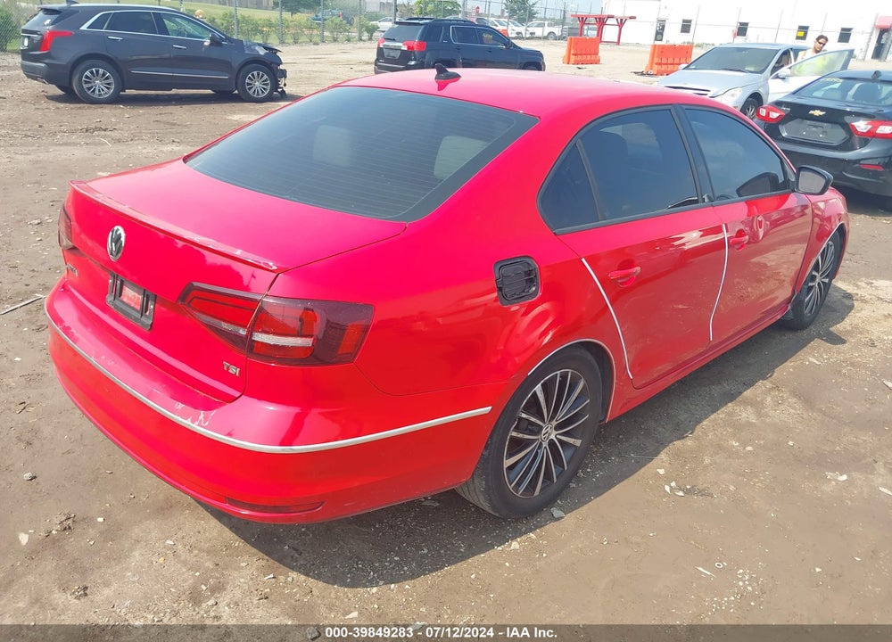 2016 VOLKSWAGEN JETTA 1.8T SPORT VIN: 3VWD17AJ5GM287970