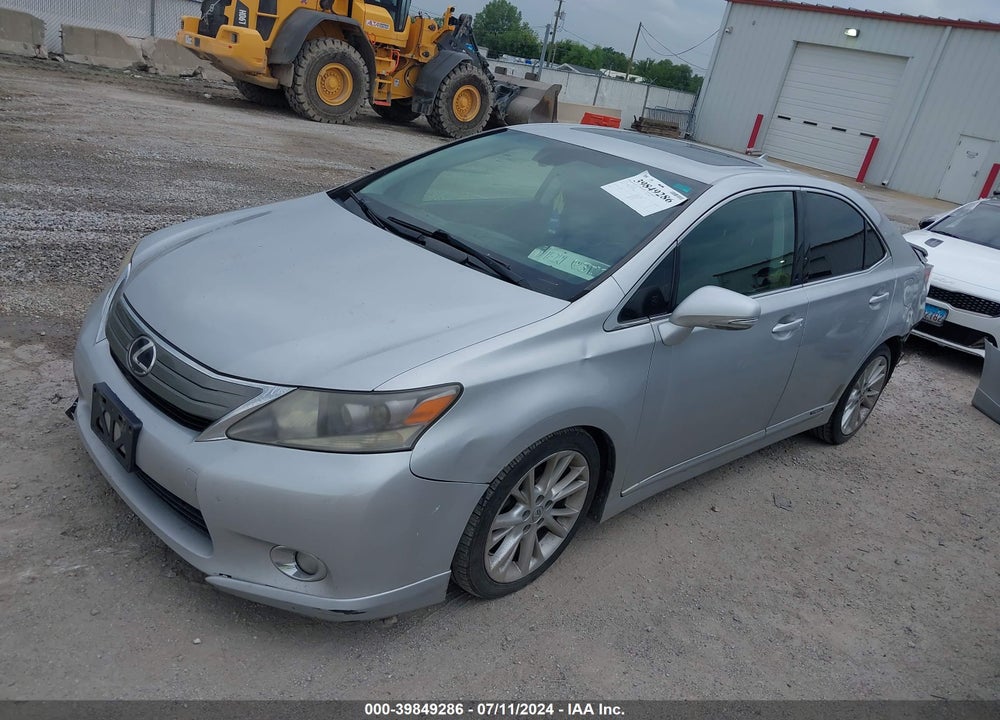 2010 LEXUS HS 250H PREMIUM VIN: JTHBB1BA1A2021846
