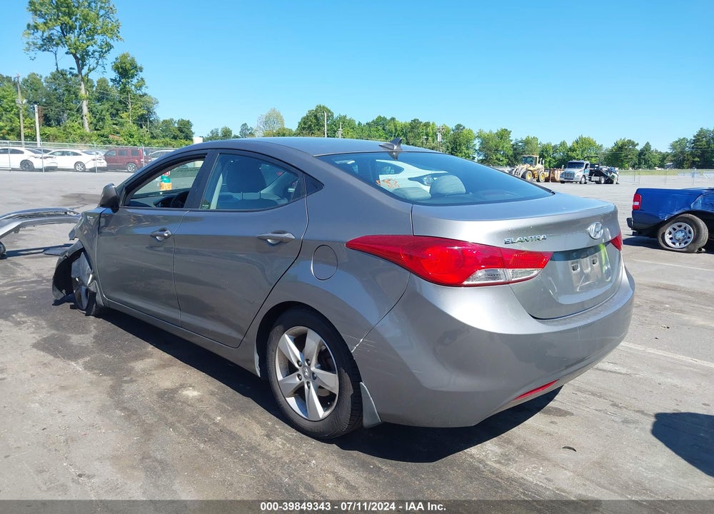 2013 HYUNDAI ELANTRA GLS VIN: 5NPDH4AEXDH288307