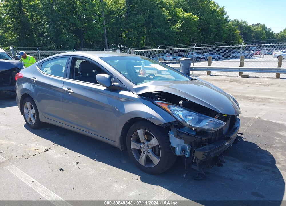 2013 HYUNDAI ELANTRA GLS VIN: 5NPDH4AEXDH288307