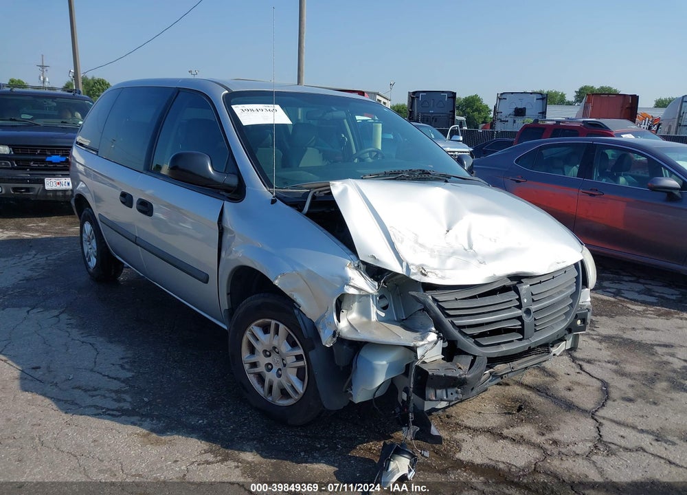2005 DODGE CARAVAN SE VIN: 1D4GP25B65B410381