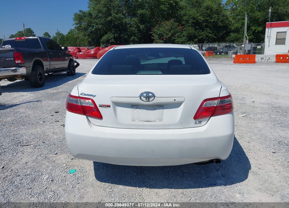 2008 TOYOTA CAMRY LE VIN: 4T1BE46K48U766050