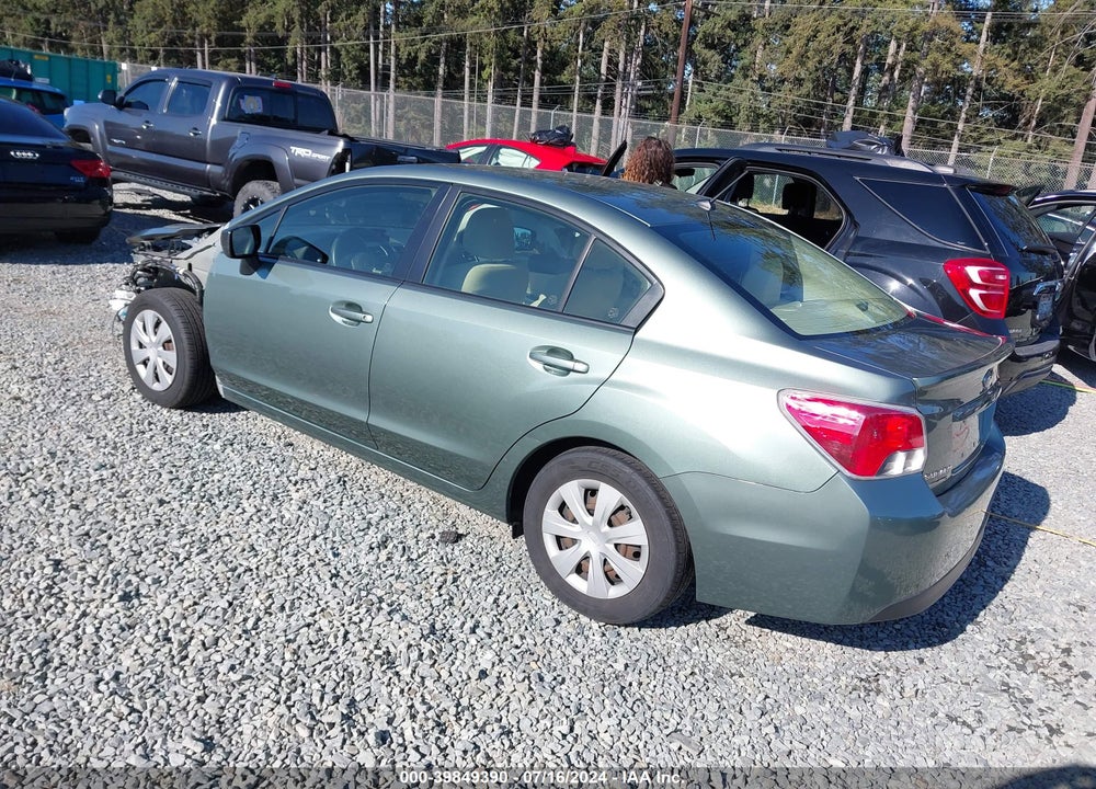 2016 SUBARU IMPREZA 2.0I VIN: JF1GJAA6XGH021685