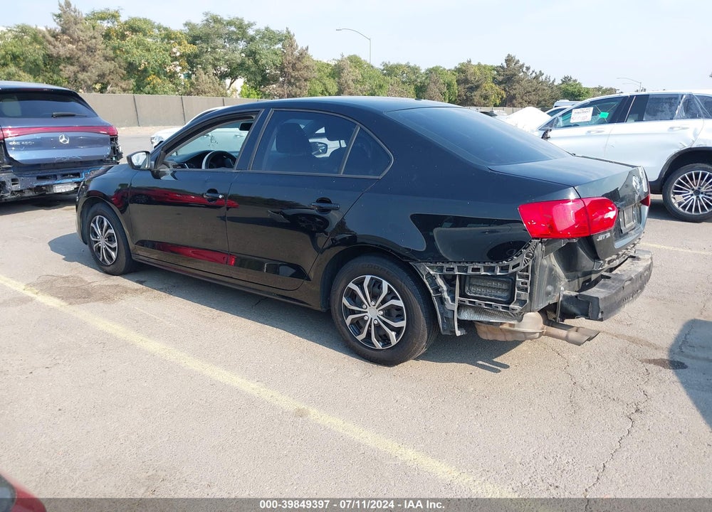 2013 VOLKSWAGEN JETTA S VIN: 3VW2K7AJ4DM277964