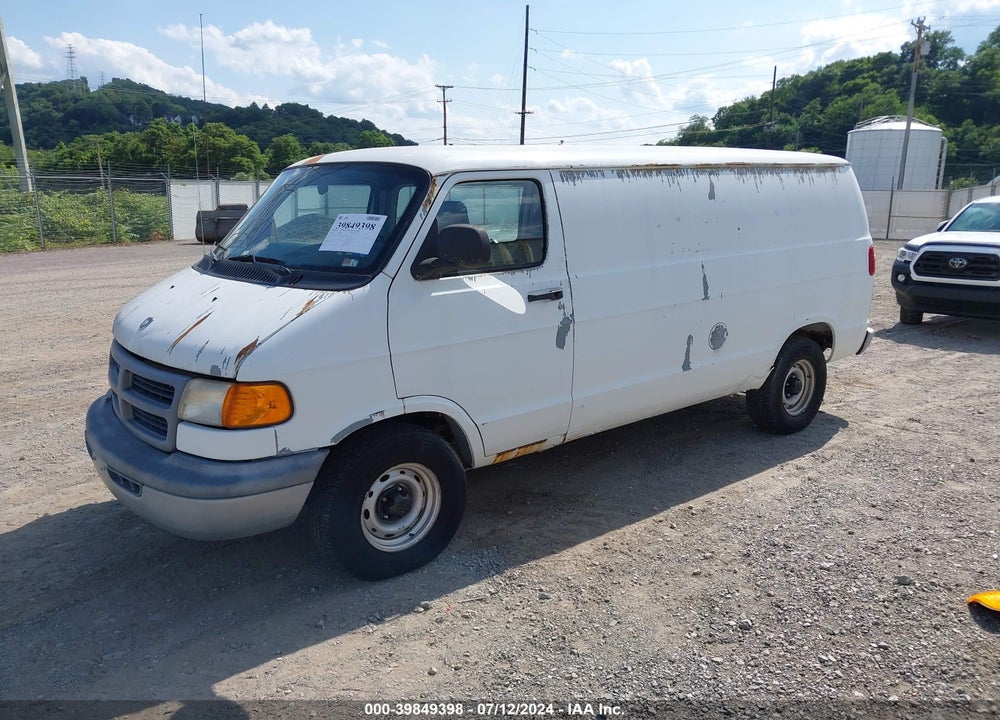 2000 DODGE RAM VAN 1500 CONVERSION VIN: 2B7HB11Y2YK182334
