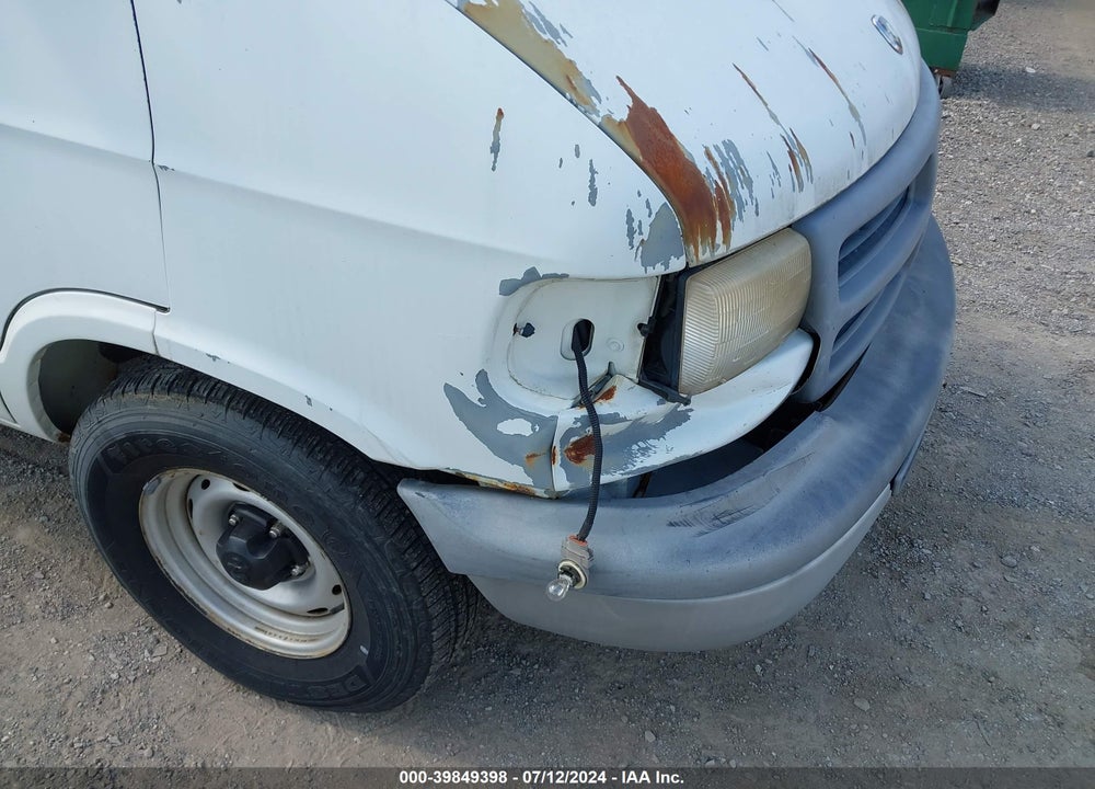 2000 DODGE RAM VAN 1500 CONVERSION VIN: 2B7HB11Y2YK182334