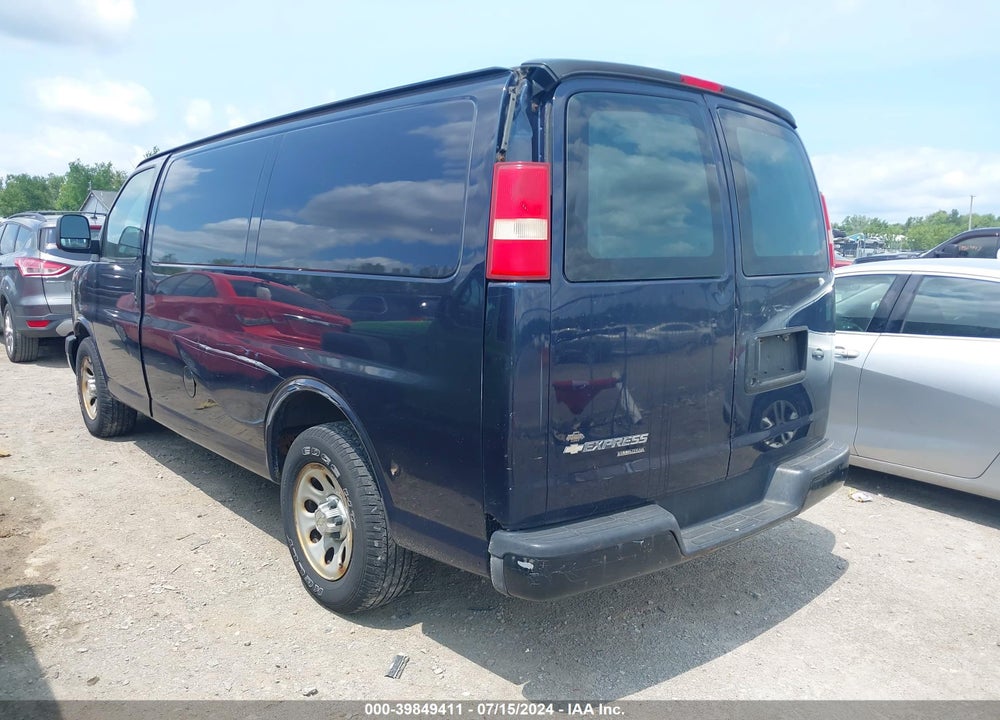 2013 CHEVROLET EXPRESS 1500 WORK VAN VIN: 1GCSGAFX6D1133182