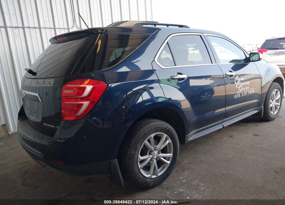 2016 CHEVROLET EQUINOX LT VIN: 2GNFLFEK1G6258258