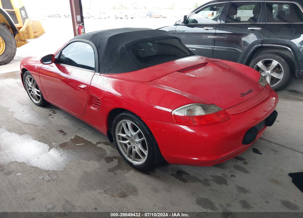 2003 PORSCHE BOXSTER VIN: WP0CA29813U621792