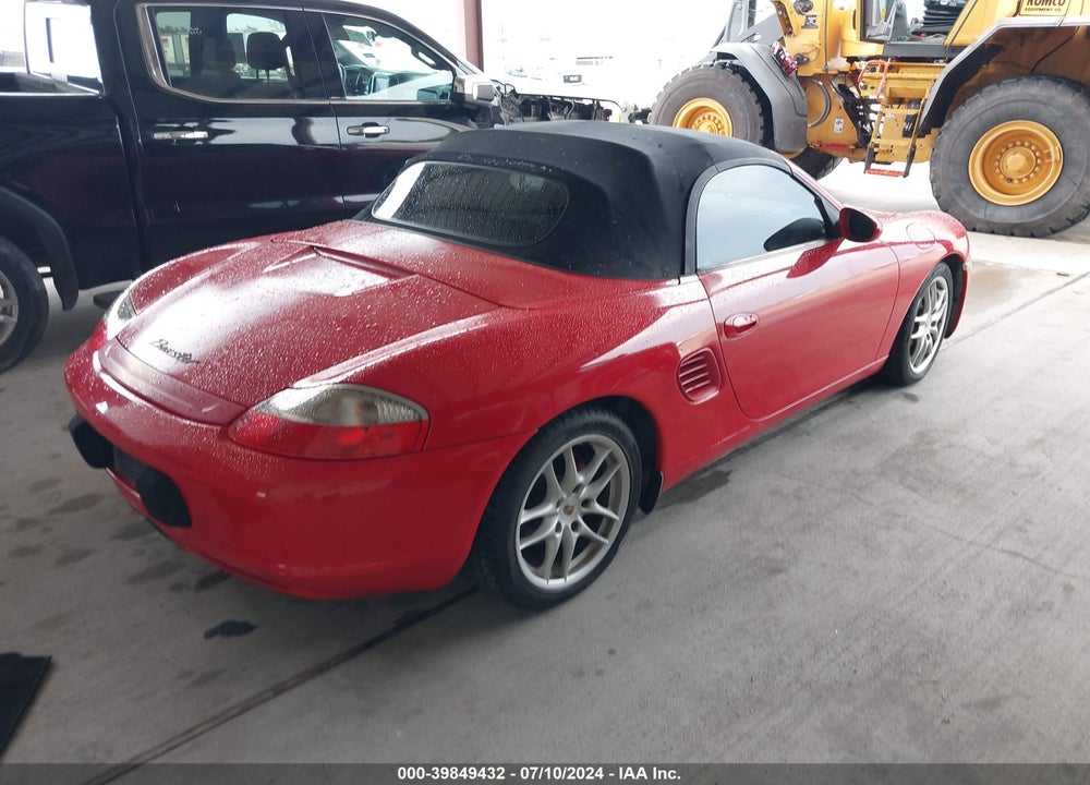2003 PORSCHE BOXSTER VIN: WP0CA29813U621792