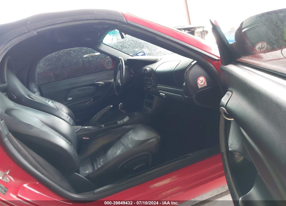 2003 PORSCHE BOXSTER VIN: WP0CA29813U621792