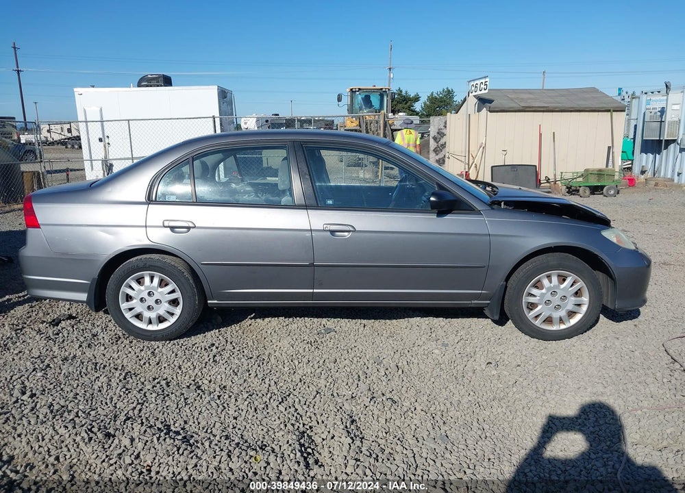 2004 HONDA CIVIC LX VIN: 2HGES16574H508476