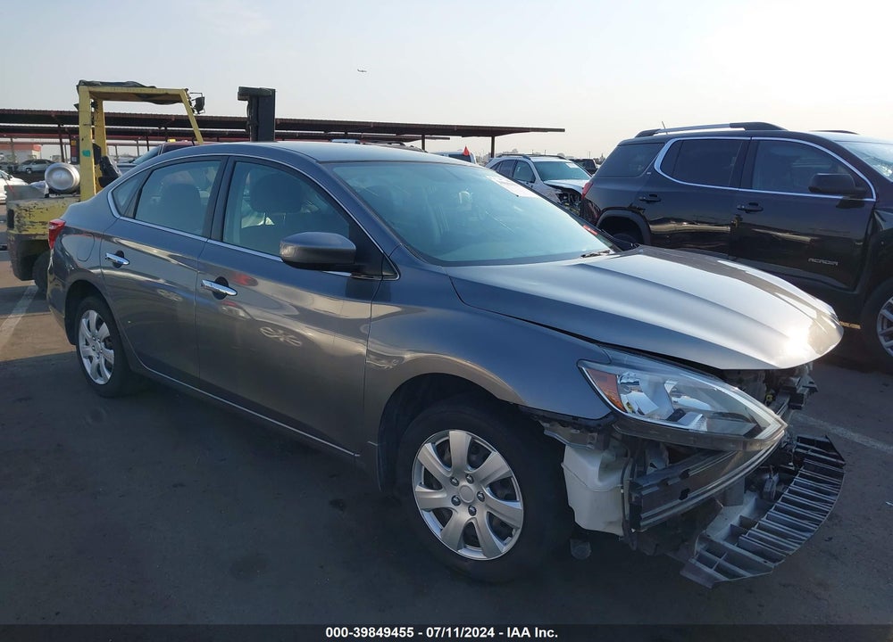 2018 NISSAN SENTRA S VIN: 3N1AB7AP6JY337379