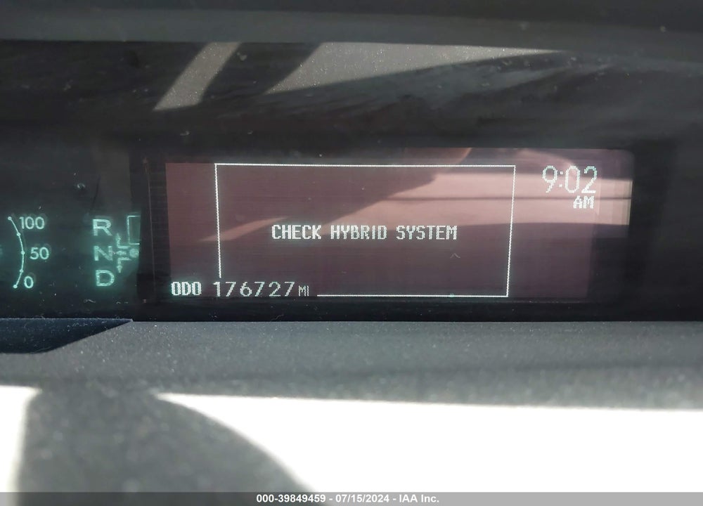 2010 TOYOTA PRIUS IV VIN: JTDKN3DUXA0244071