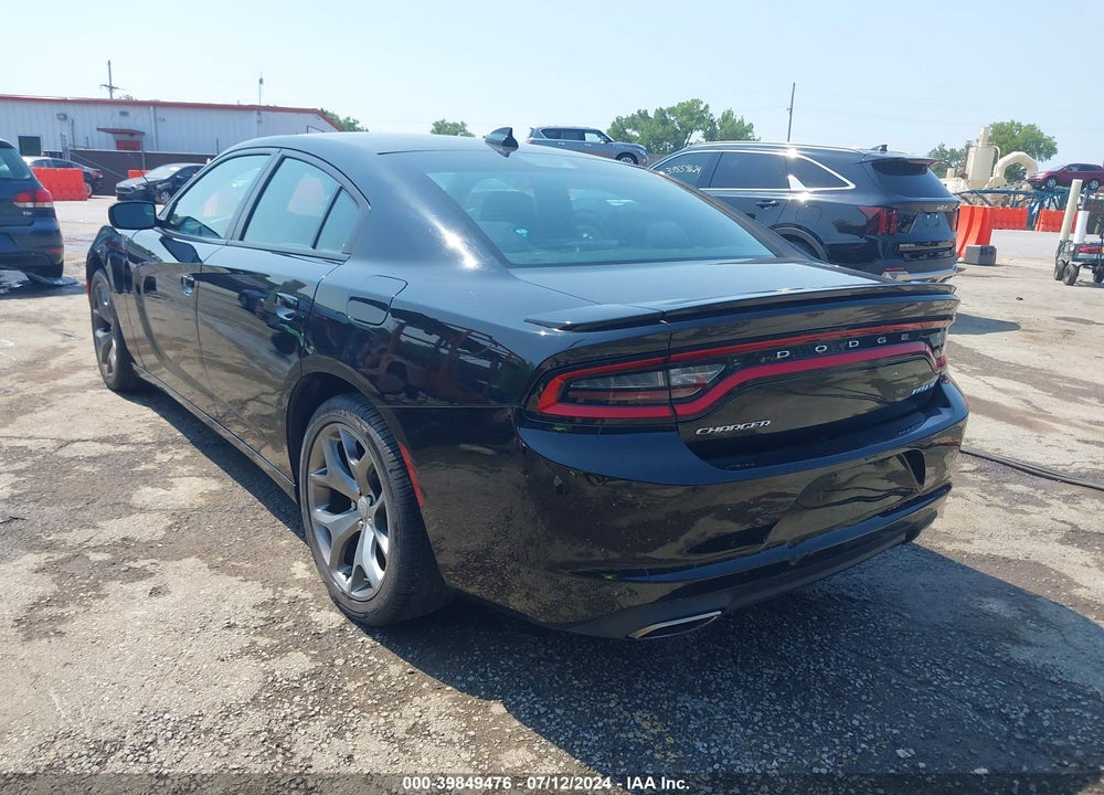 2015 DODGE CHARGER SXT VIN: 2C3CDXHG8FH925551
