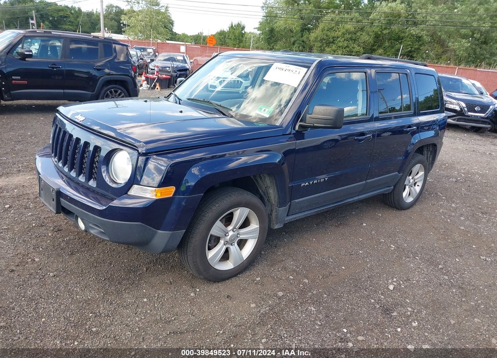 2016 JEEP PATRIOT LATITUDE VIN: 1C4NJRFB3GD594411